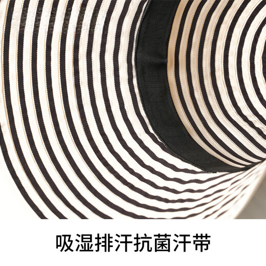 Kenmont spring and summer large brim sun protection hat outdoor seaside anti-UV women's sunshade fisherman hat large head circumference foldable 6239