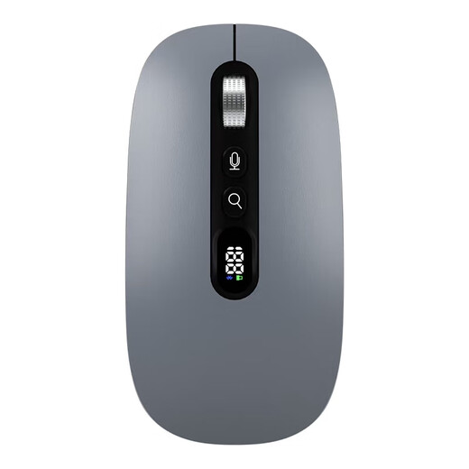 Xingji X3 Tencent Hunyuan AI голосовая мышь Бесшумная беспроводная мышь Bluetooth Голосовой ввод перевода скриншот одним щелчком мыши Тонкая и удобная перезаряжаемая офисная мышь Space Silver