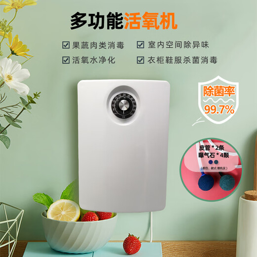 Aijnu ozone vegetable washing and disinfecting machine, fruit and vegetable removal of pesticide residues, water treatment, air purification, deodorization and odor fish tank sterilization generator, fruit and vegetable machine + multi-accessories 1 set