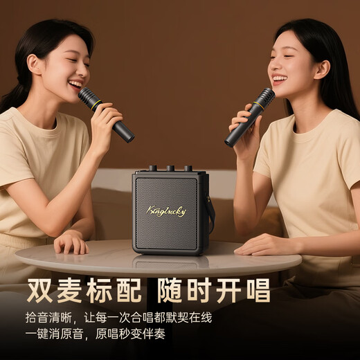 Jinyun Marshall's same model karaoke microphone speaker all-in-one home ktv audio set karaoke microphone audio singing integrated EQ adjustment Bluetooth speaker gift S20