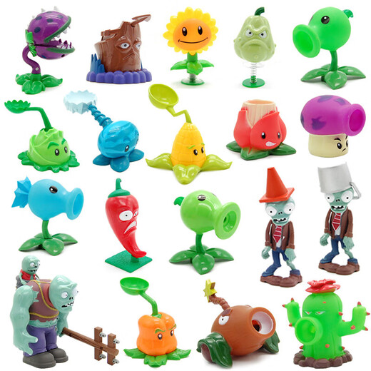 Plant vs. Zombie Toys Full Gift Box Children's Set Boys Eject Doll Figure Model 2 686-117 Backpack Bags 4 Packs Randomly Send a Box