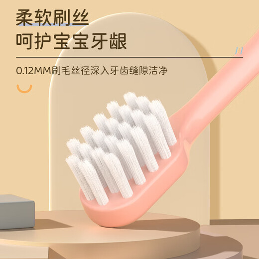 Children's toothbrush with soft bristles for 3-6-12 years old, cute and good-looking baby toothbrush for children and students, family pack, digital version, 8 pieces