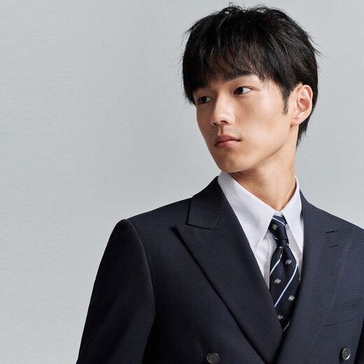 Anniversary Bird Suit Men's ONE Series Autumn Men's Fashionable Business Formal Suit and Pants Suit Men's Deep Sea Blue 52 A(185/104) /Please note the waist or trousers