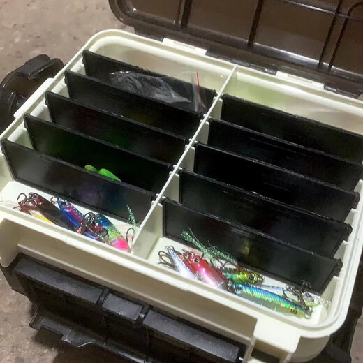 An Junsheng Multifunctional Tool Box Hardware Large Portable Electrical Tools Plastic Household Storage Box Vehicle Storage Industry Main Picture Model Large Size 12L for Home Use - Double Layer Thickened and Enlarged for Seats