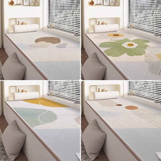 VRF German Modern Simple Bay Window Cushion Window Sill Cushion 2025 New Four Seasons Master Bedroom Balcony Cushion Can Be Cut Sunshine Coast-Bay Window Customized Size Contact Customer Service