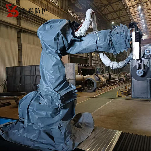 Leisen Protection KUKA KR210 High Temperature Resistant Protective Clothing Dustproof Wear Resistant Heat Insulation Anti High Temperature Splash Die Casting Forging Robot Protective Clothing Cover LSFH-AK21011
