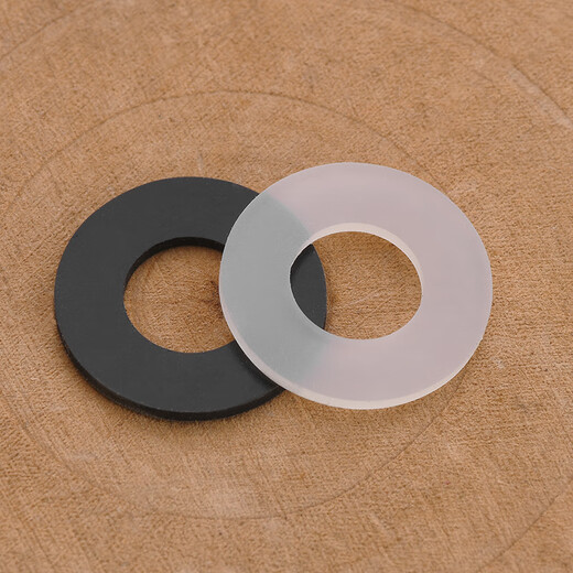 JINGGONG silicone gasket/rubber flat gasket seal ring high temperature resistant soft silicone gasket flat gasket seal thickened wear-resistant silicone 2 points (6*11*2) (20 pcs)