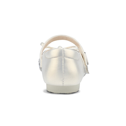 Saturday Children's Shoes Children's Princess Shoes Spring New Girls Soft-soled Crystal Shoes Girls Fashionable Small Leather Shoes Casual Shoes Champagne Rice 31 Shoe Inner Length 19.5cm/Suitable for Feet Length 18.7cm