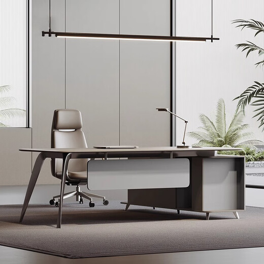 Jianbang E0 level light luxury and high-end boss desk modern minimalist leadership executive desk office designer desk 1.8m boss desk (1.8m table) remarks left and right