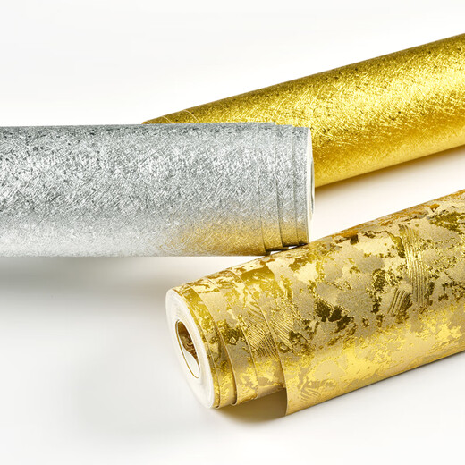 Вэнь Ицзя индивидуальные наклейки на бумажные обои с золотой фольгой, декоративная краска, золотая, золотистая, серебряная, матовая, потолочная, потолочная, обои, стена. Этот стиль не является самоклеящимся. Пожалуйста, свяжитесь со службой поддержки клиентов, чтобы купить клей.