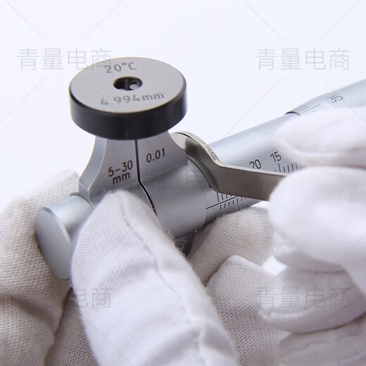 Northwest Qingliang inner hole internal micrometer two-point caliper type inner diameter measurement high-precision micrometer instrument 304-02-000/25-50mm ring gauge
