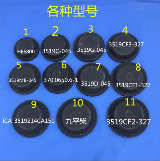 语森忆东风140/153解放江淮货车轻卡农用车富华桥挂车刹车皮碗分泵皮膜 3号实惠型3519G皮膜  1个