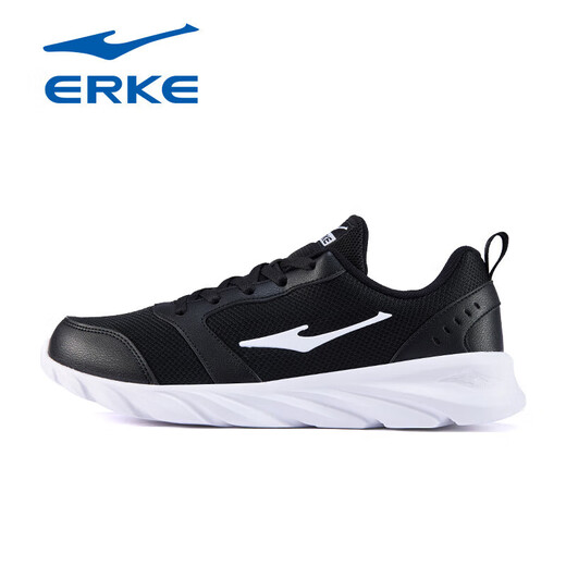 
Hongxing Erke Running Shoes Retro Men's Shoes Leather Summer 2025 New Soft Sole Shoes Lightweight Leather Waterproof Men's Sports Shoes Black and White-3291 (Breathable Mesh Style) 38 Brand Direct Business