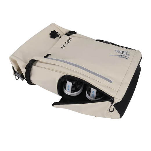 YONEX尤尼克斯羽毛球包大容量独立鞋仓运动时尚双肩背包BA317CR卡其色