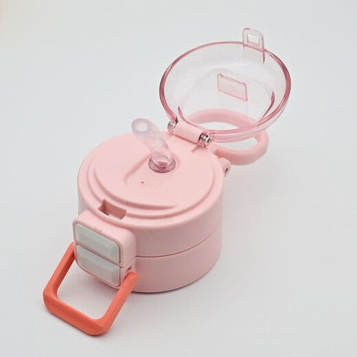 适合虎泉FASHION43号保温杯HQ6187-6188-6198-6199双饮杯盖配件 白棕色吸管盖[收藏送吸管]