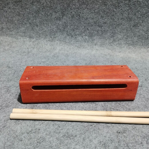 Swan national opera percussion instrument Yue opera Wu opera ebony mahogany bangzi improved banggu drama general factory direct sale mahogany double-sided high and low square bangzi