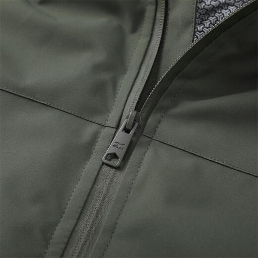 Mizuno outdoor cotton-padded jacket for men, hooded cotton-padded jacket, windproof and warm mountaineering cotton-padded jacket, black 3XL