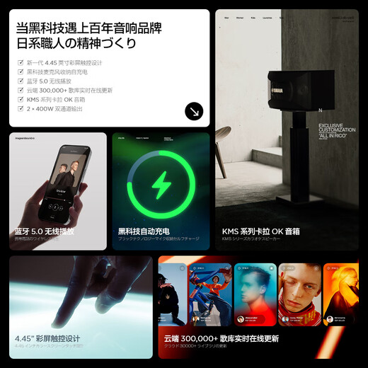 Yamaha (YAMAHA) importiert audio licht luxus home KTV audio set heimkino zwei-in-one K system hause wohnzimmer karaoke professionelle karaoke lautsprecher karaoke maschine komplette ausrüstung 710/home KTV/2,0 konfiguration eine inländische 220 V spannung