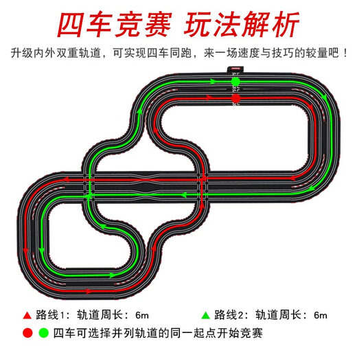 Carrera track racing toy small train electric remote control large children's car boy track track length 12 Carrera Germany
