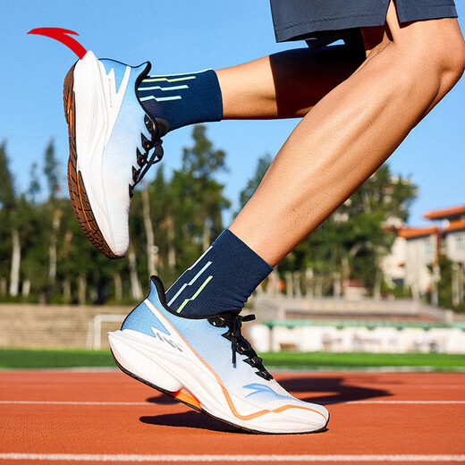 ANTA Mach 5th Generation丨Nitrogen Technology Running Shoes Men's High School Entrance Examination Physical Test Racing Training Sports Shoes 112515583