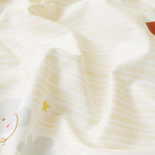 Luolaikids boys maternal and infant grade A pure cotton kindergarten three-piece set of pure cotton children's kindergarten bedding 120*150cm