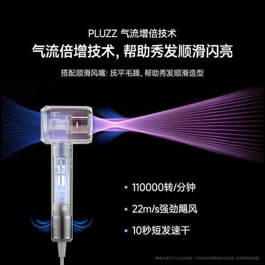 PLUZZ Best-selling 100w+ Ai smart touch screen high-speed hair dryer for home dormitory portable quick-drying negative ion hair care high wind Valentine's Day gift hair dryer 5th generation smart touch screen + mobile phone interconnection hair care scalp hair dryer smart + hair care + quick drying all-in-one hair dryer