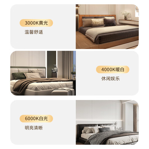 Philips (PHILIPS) LED ceiling lamp wick 20W three-tone light magnetic suction modification replacement light source lamp panel module (diameter 245mm)