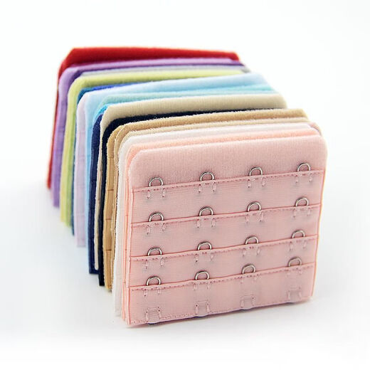 Mu Fengqing bra with breasted and extended buckle four rows and four buttons bra extension buckle hook ring extension belt extension black 1 piece