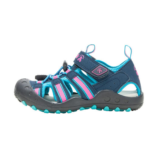KamikKamik Girls Crab Sports Sandals, Navy/Teal Navy/Teal 13 Little Kid