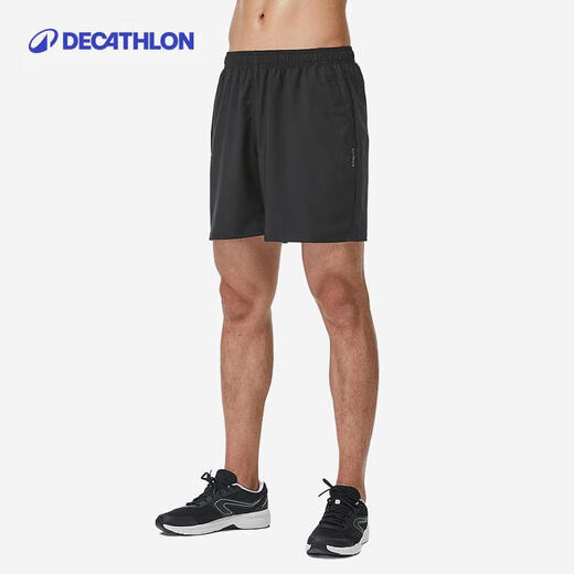 Decathlon shorts men's sports quick-drying pants loose training fitness running 2432300 classic black (unlined) XL