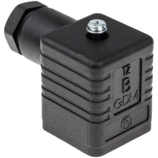 Hirschmann/Herschmann original solenoid valve plug connector 12B GDM GDM3009 black