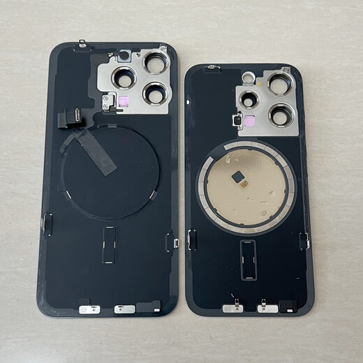 Suitable for Apple 15promax disassembly middle frame glass back cover 15pro frame back shell iphone15 assembly 15 black (original disassembly glass + wireless charging) 95 new