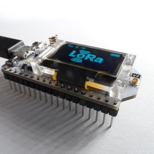 Shantoulincun Lora32 Compatible con Arduino Development Board SX1278ESP32 CHIP OLEIF Versión actualizada White