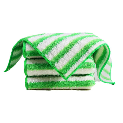 JCZS German brand bamboo fiber rag absorbs water and does not shed lint, household dishwashing cloth does not stick to oil, kitchen special dishwashing cleaning large size ten pack