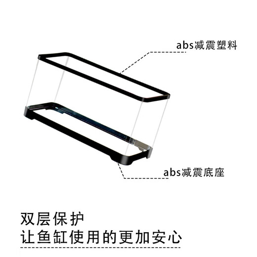 Turtle tank household landscaping filter circulation sun terrace climbing platform acrylic ecological mixed fish tank small turnover box three-in-one filter