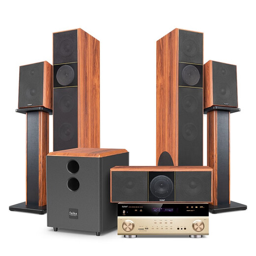 YTFY German Voice of Berlin home theater audio complete set of home Bluetooth living room front floor speakers high power 5.1 speakers (without amplifier)