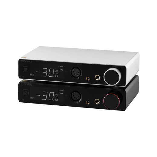 TOPPING Tuopin L70 fully balanced headphone amplifier fever desktop four-core XLR interface 4.4 amp decoder small tail big thrust mobile phone computer decoding amp black L70