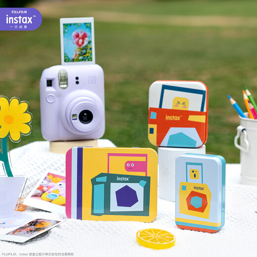 INSTAX Fuji One-Time Imaging Mini Photo Paper Storage Box Kaqu Blue