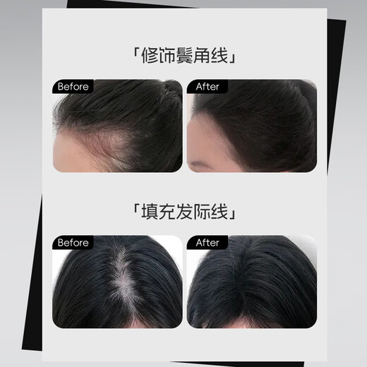 VIPABC Water Eyebrow Pen Quick Water Eyebrow Pen Multi-pronged Brush Head Beauty Modification Wild Eyebrow Roots and Clear Hairline 2-in-1z 1# Gray Black 1 Pack