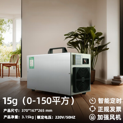 Aijnu ozone disinfection machine 10g household air purification sterilization formaldehyde removal odor car space ozone generator 15g intelligent relay timing