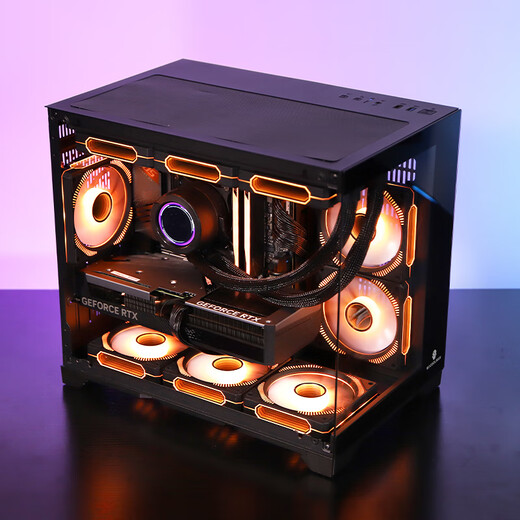 AMD R7 9800X3D host/7800X3D complete machine/RTX5060 5070TI 5080 graphics card desktop computer complete machine sea view room assembly machine thousand frames e-sports package one 7800X3D+RTX5060