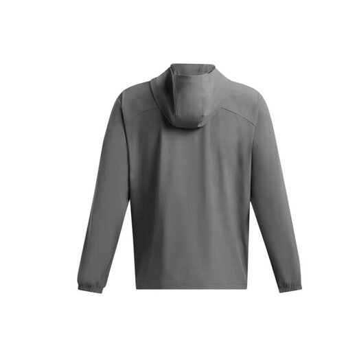 UNDERARMOR Autumn and Winter Vibe Windbreaker Men's Woven Sports Casual Jacket 1386555 Gray 025 L
