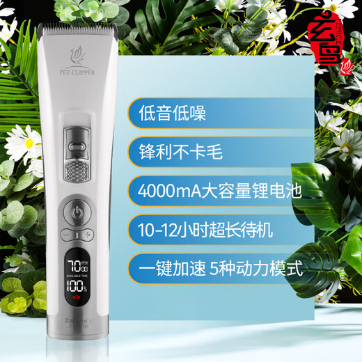 Xuanniao pet shaver dog electric clipper professional hair clipper pet shop special Teddy P100+6.4 blade