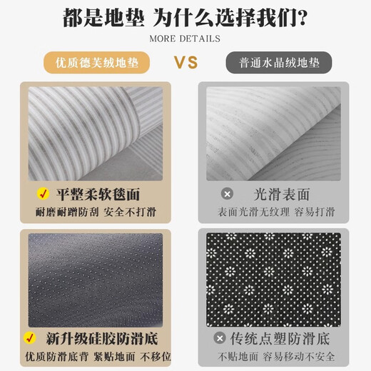 VRF German Modern Simple Bay Window Cushion Window Sill Cushion 2025 New Four Seasons Master Bedroom Balcony Cushion Can Be Cut Sunshine Coast-Bay Window Customized Size Contact Customer Service