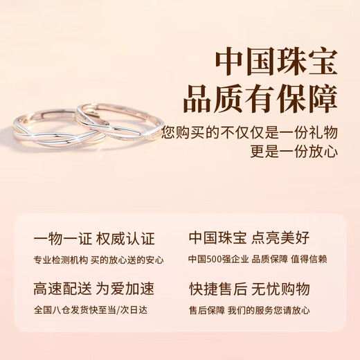 Chinese Jewelry Pure Silver Mobius Couple Ring Proposal Ring for Men and Women Wedding Anniversary Birthday Gift for Girlfriend