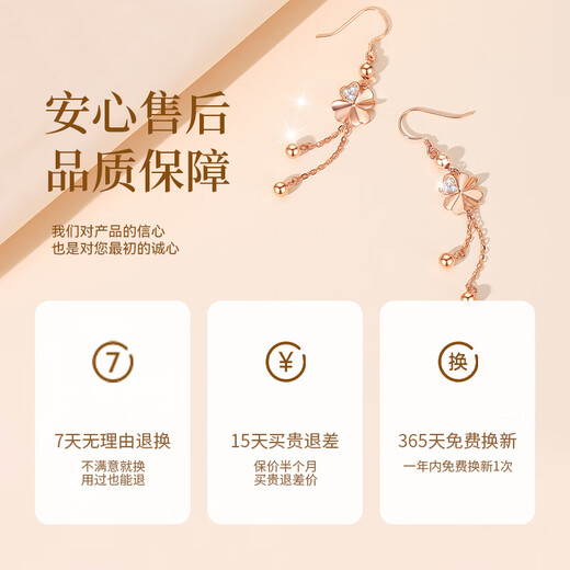 The only (Winy) 925 silver earrings for besties, wives, and mothers as birthday gifts for girls to show their temperament, niche and high-end earrings