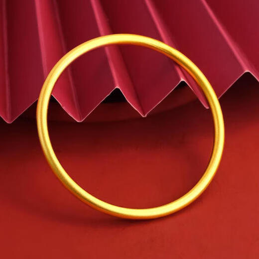 New Vietnamese sand gold 5mm ancient method heritage bracelet, ladies frosted ring solid alloy gold-plated bracelet, large purple gold flower sand gold ancient method bracelet