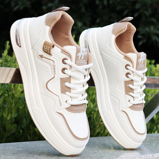 SNGUNY high-end light luxury brand casual shoes men 2025 spring and summer new board shoes men versatile fashionable white shoes men shoes men Songke-9905 white and black 38 (240mm)
