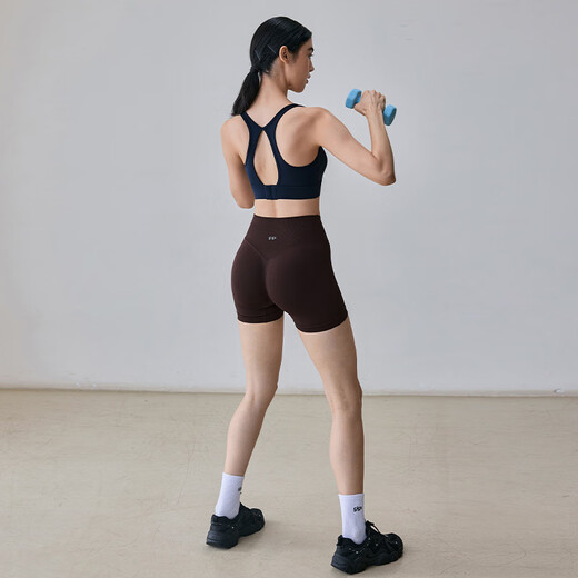 Gigt Jiji Yoga Pants Women's Peach Butt Sports Shorts Summer Pilates Abdominal and Butt Lifting Sports Fitness Pants Black S Recommended 85-110Jin Jin is equal to 0.5 kg