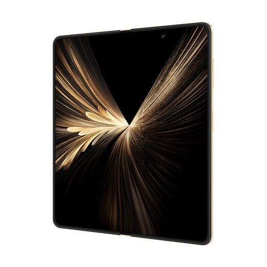 Honor Magic V5 9mm thin and light long battery life Qinghai Lake blade battery new 5G folding screen mobile phone warm white 12GB+256GB